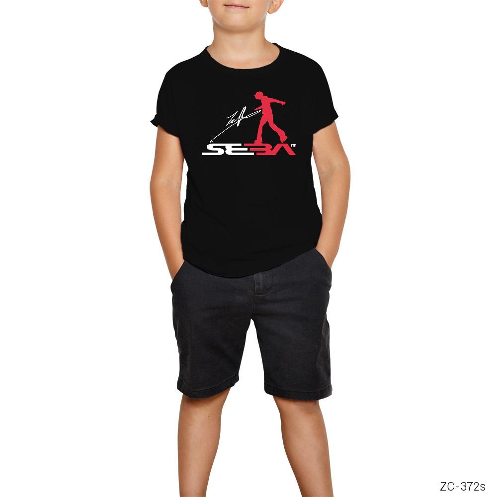 SEBA Logo Siyah Çocuk Tişört
