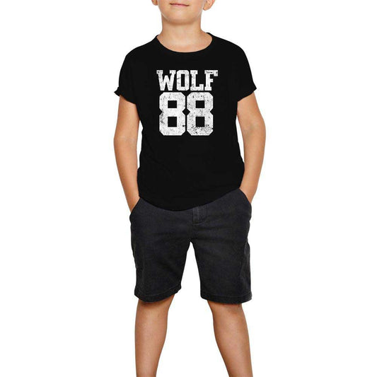 Wolf 88 Siyah Çocuk Tişört