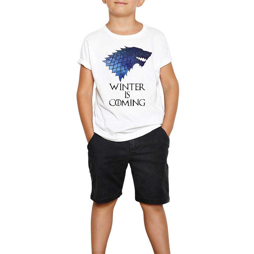 Game Of Thrones Winter is Coming Holo Beyaz Çocuk Tişört