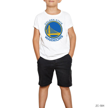 Golden State Warriors Beyaz Çocuk Tişört