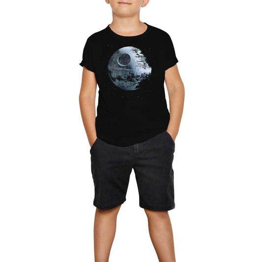 Star Wars Death Star Siyah Çocuk Tişört