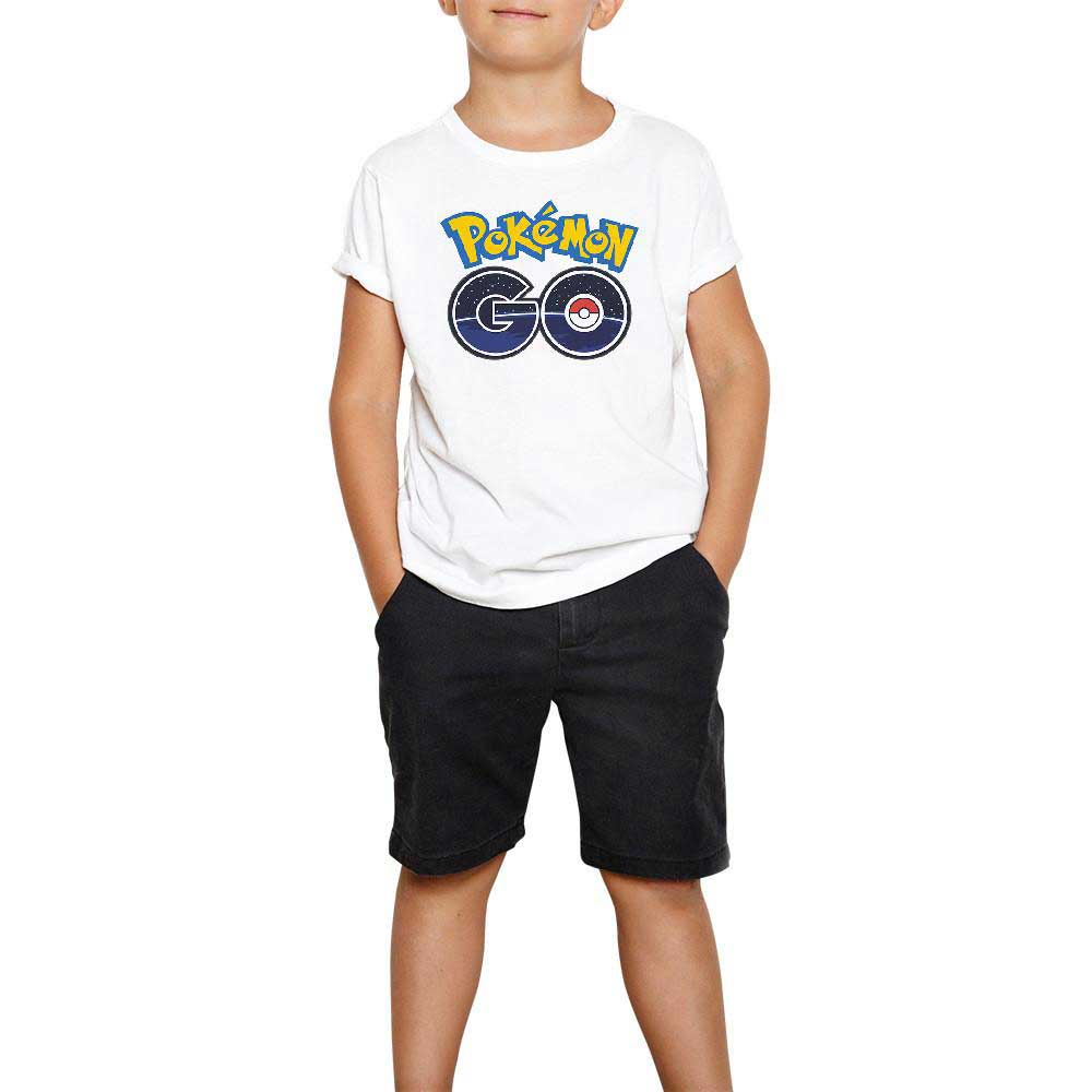 Pokemon Go Beyaz Çocuk Tişört