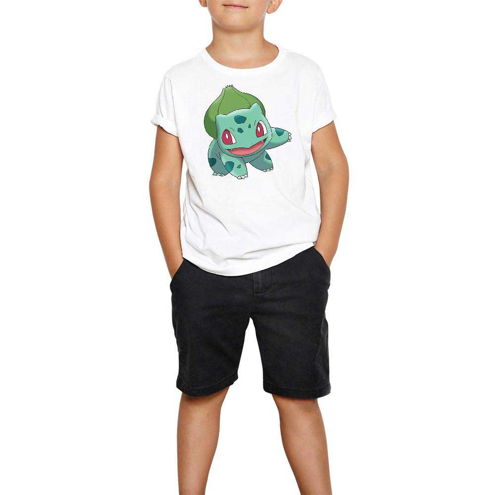 Pokemon Balbasaur Beyaz Çocuk Tişört
