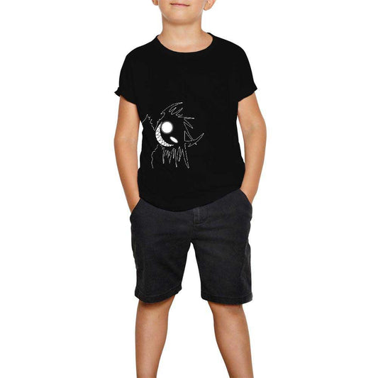 Hippy Black Smile Siyah Çocuk Tişört