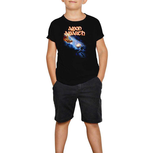 Amon Amarth God Fights Siyah Çocuk Tişört