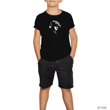 Biggie Stencil Siyah Çocuk Tişört