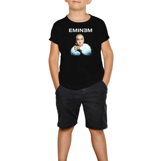 Eminem Cuff Siyah Çocuk Tişört