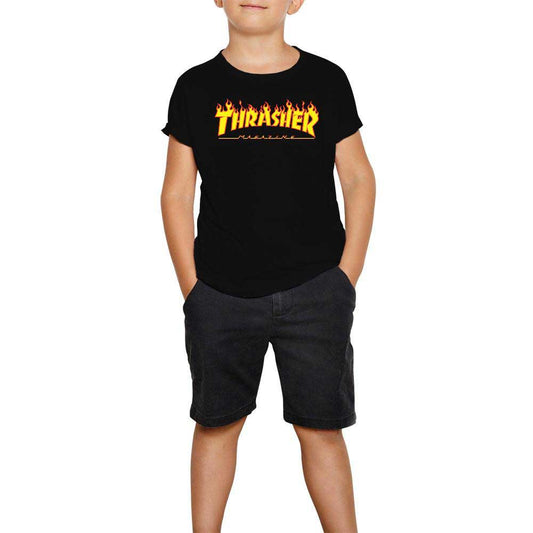 Thrasher Siyah Çocuk Tişört