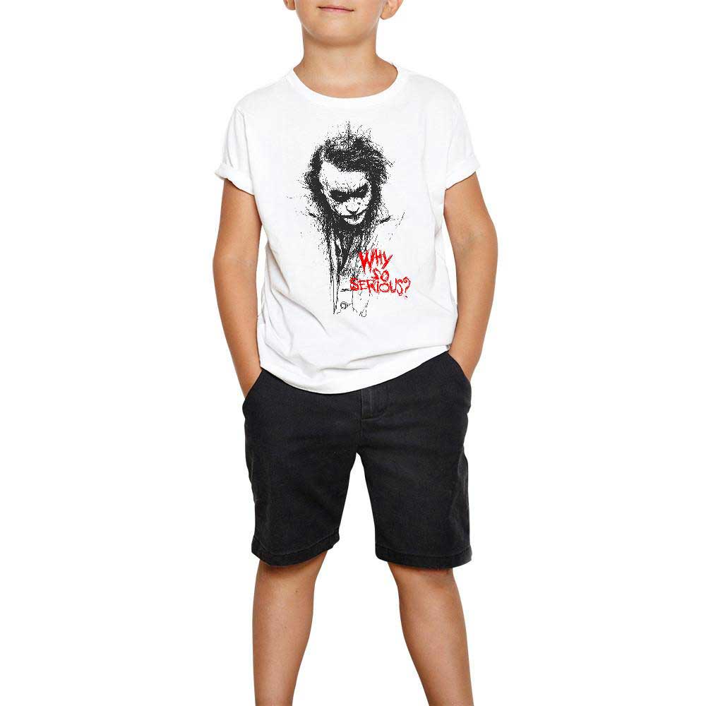Joker Why so Serious Draw Beyaz Çocuk Tişört