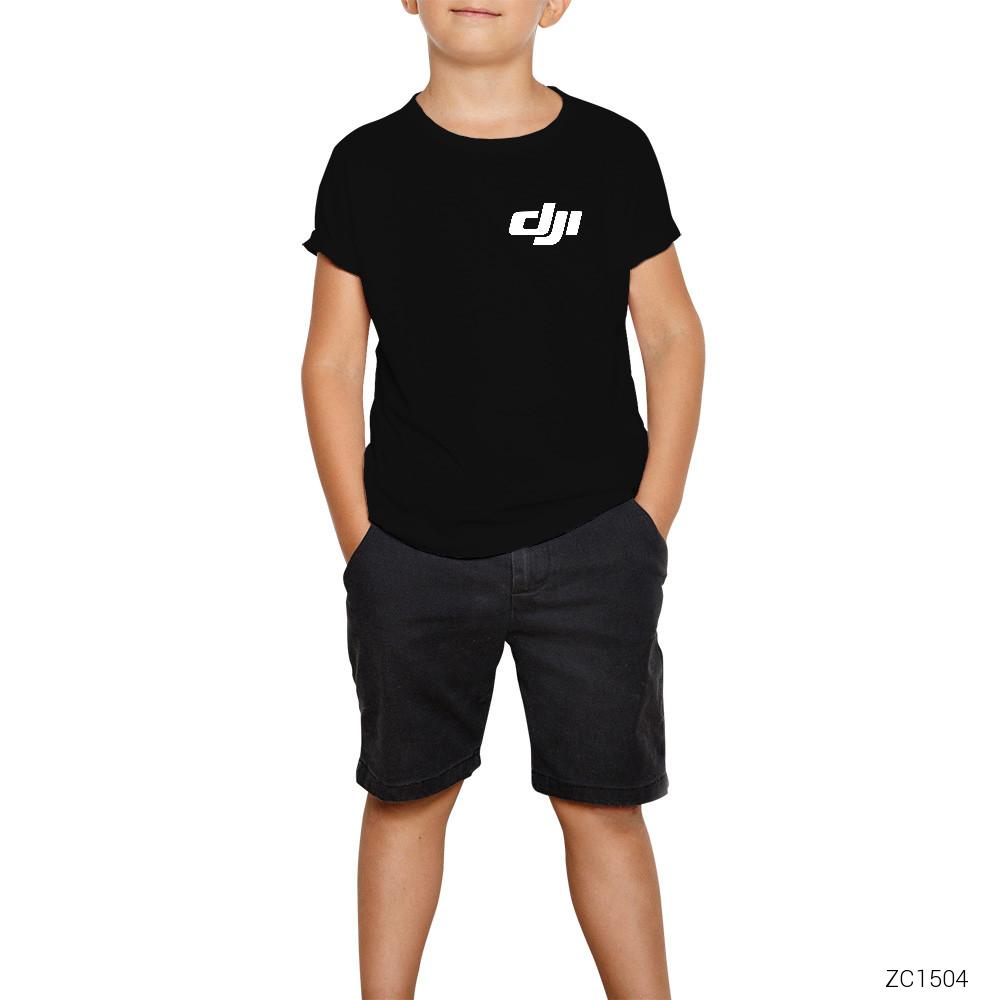 DJI Mini Siyah Çocuk Tişört