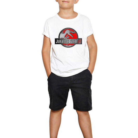 Jurassic Park Claw Beyaz Çocuk Tişört