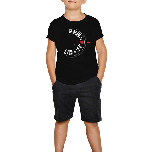 Photographer Manual Siyah Çocuk Tişört