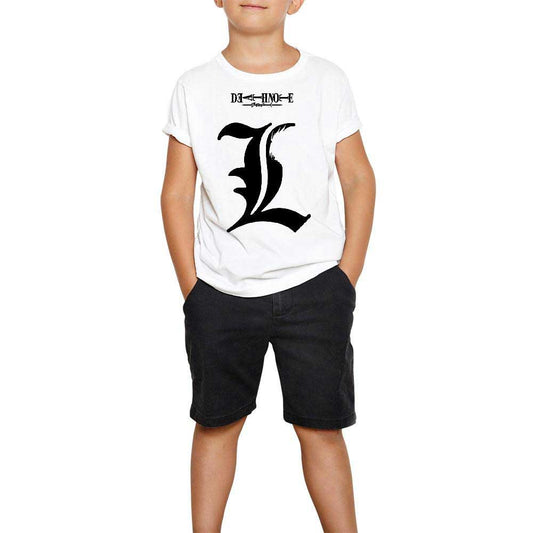 Death Note L Beyaz Çocuk Tişört