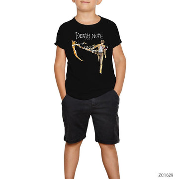 Death Note Raptor Siyah Çocuk Tişört