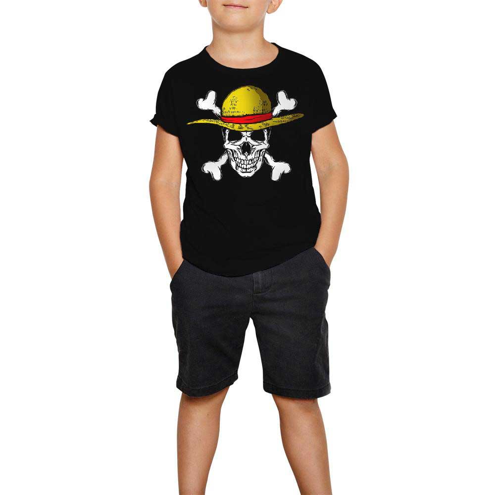 One Piece Pirate Skull Siyah Çocuk Tişört