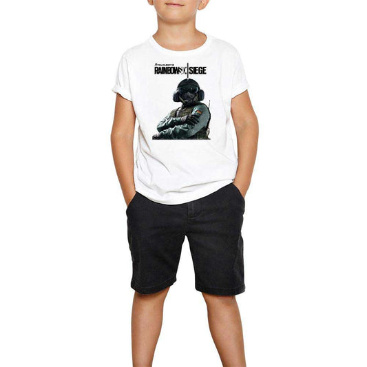 Rainbow Six Beyaz Çocuk Tişört