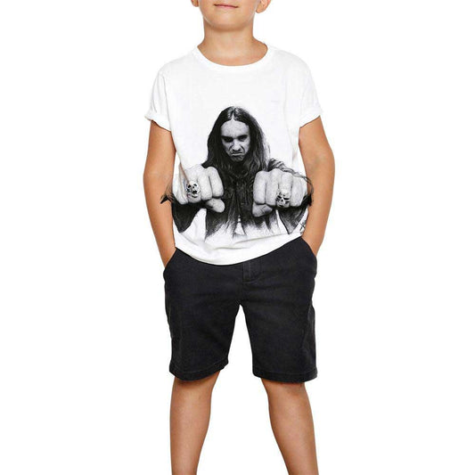 Cliff Burton Punch 2 Beyaz Çocuk Tişört