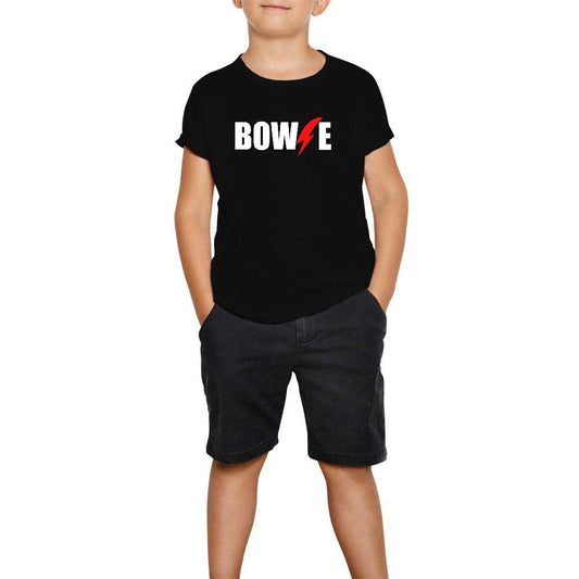 David Bowie Logo Siyah Çocuk Tişört
