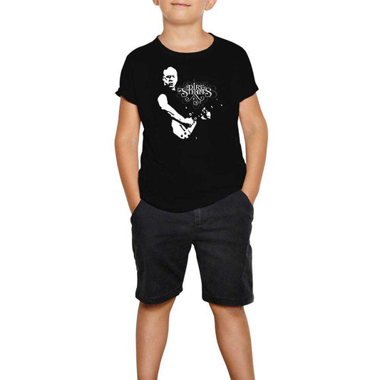 Dire Straits Guitar Siyah Çocuk Tişört