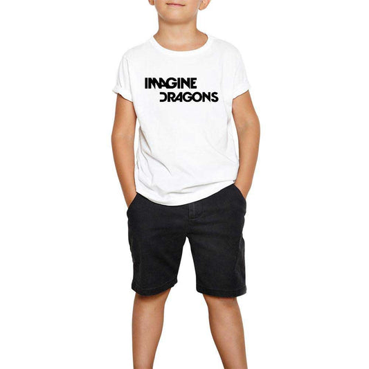Imagine Dragons Logo Beyaz Çocuk Tişört