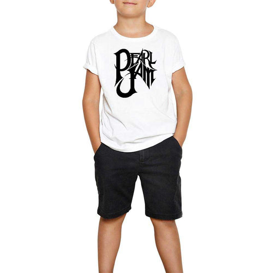 Pearl Jam Retro Beyaz Çocuk Tişört