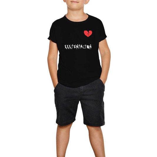 XXX Tentection Broken Hearth 2 Siyah Çocuk Tişört