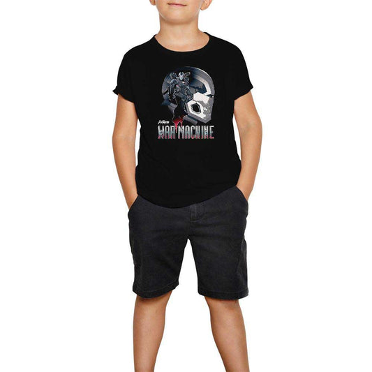 Avengers War Machine Siyah Çocuk Tişört