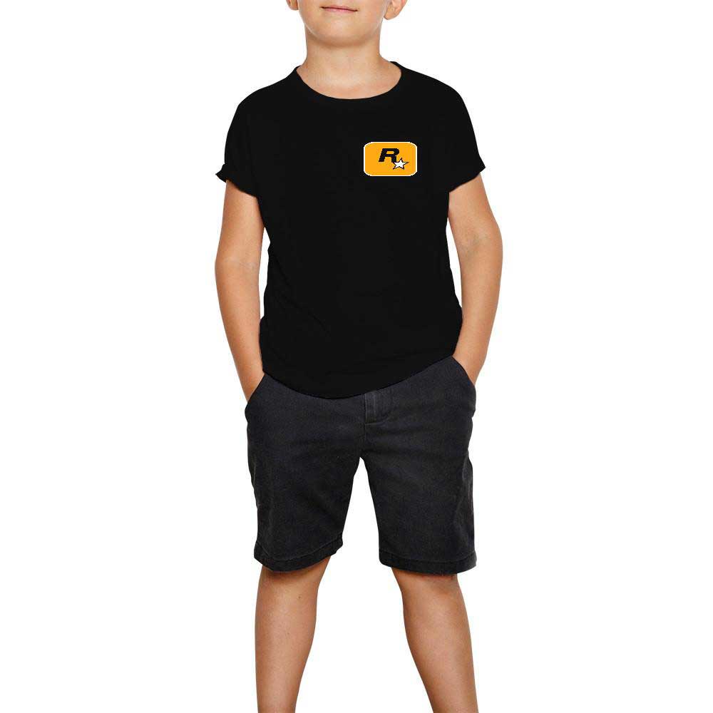 Rockstar Logo Siyah Çocuk Tişört