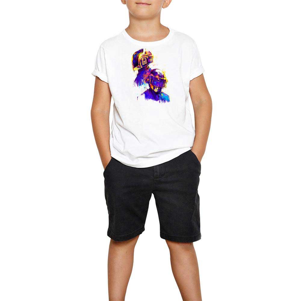 Daft Punk Twin Beyaz Çocuk Tişört