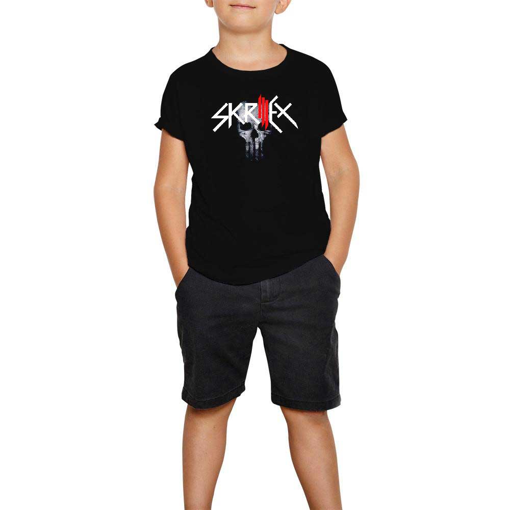 Skrillex Punisher Siyah Çocuk Tişört