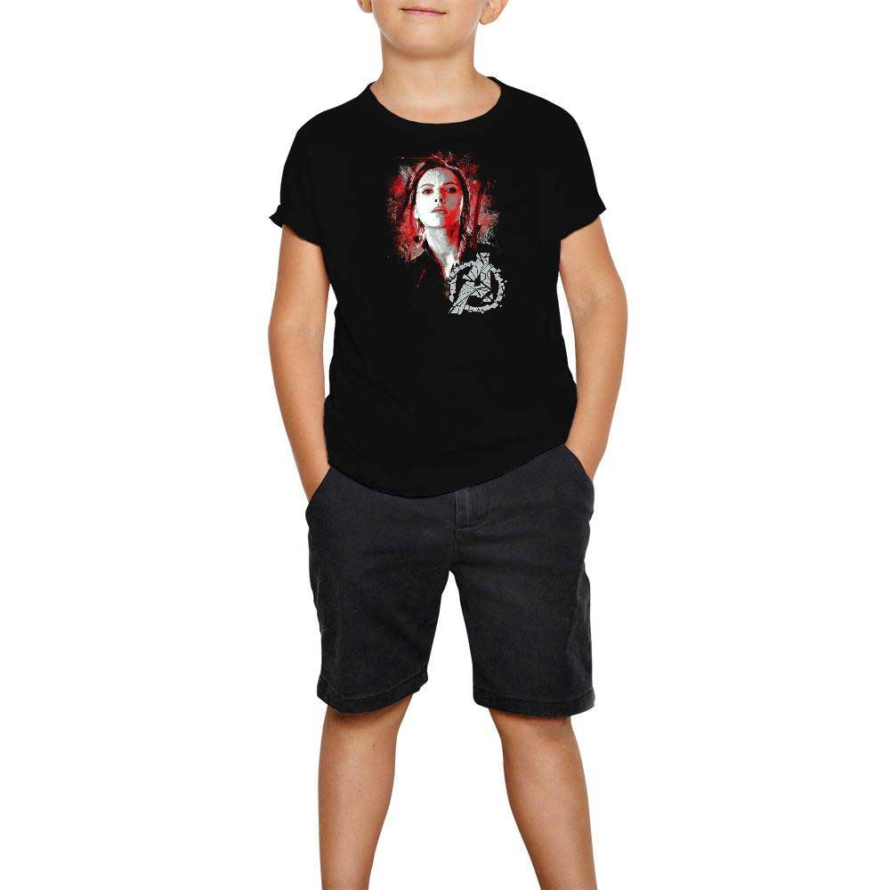 Black Widow Siyah Çocuk Tişört