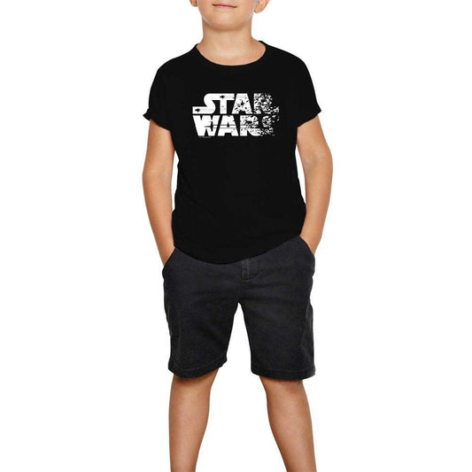 Star Wars Logo 2 Siyah Çocuk Tişört