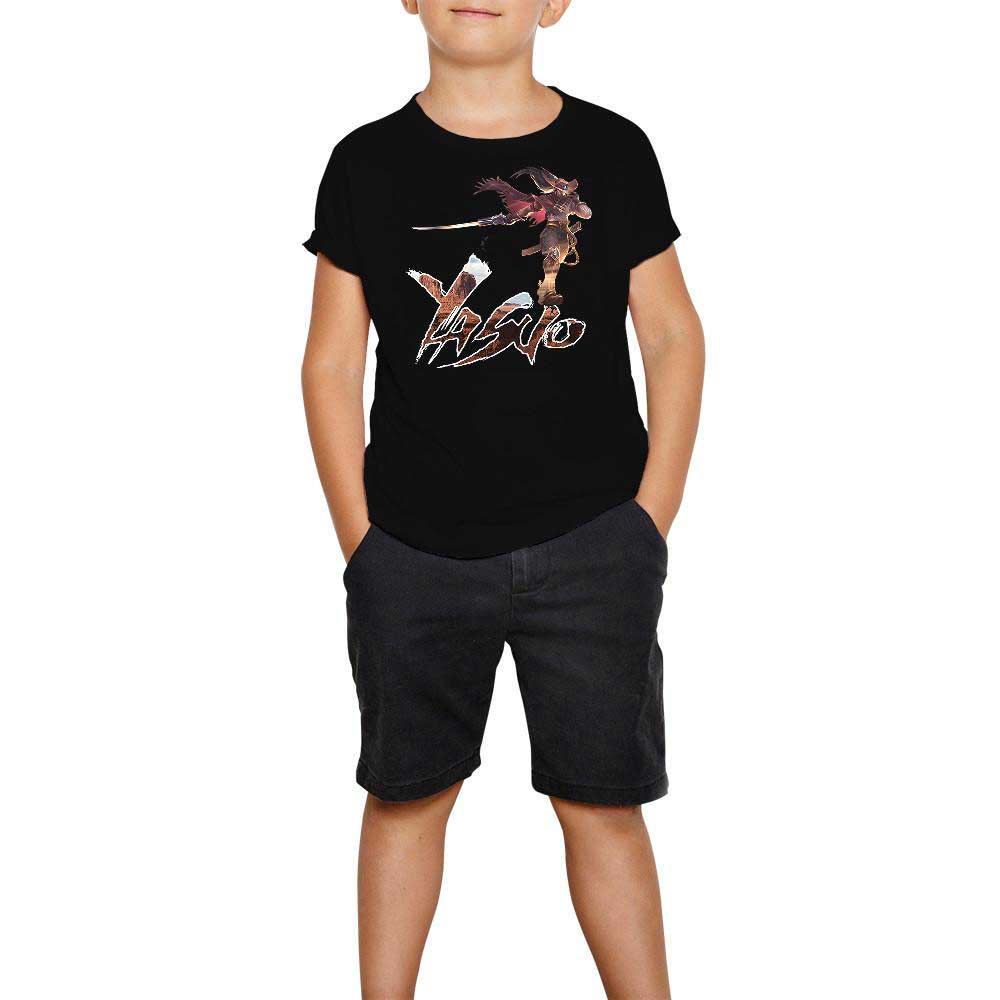 League of Legends Vahşi Batılı Yasuo Siyah Çocuk Tişört