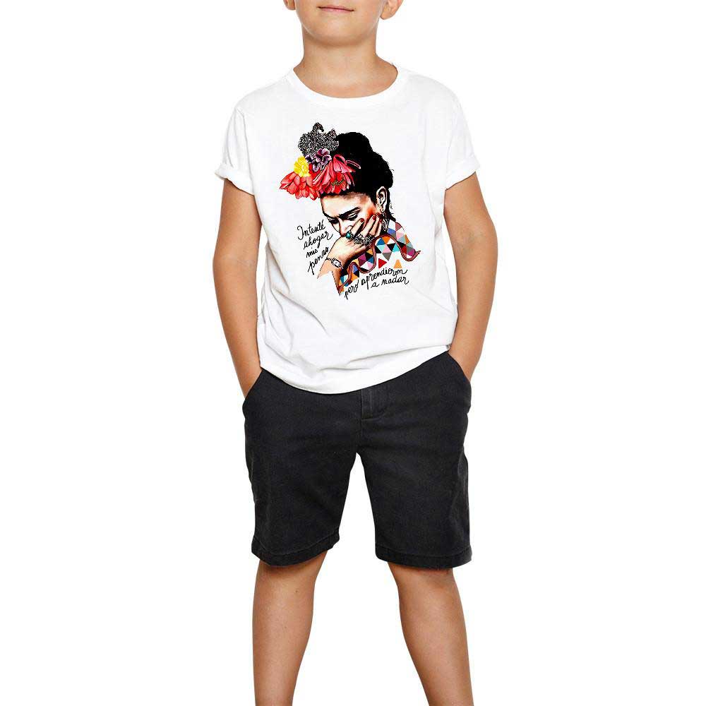 Frida Kahlo Intente Ahogas Beyaz Çocuk Tişört