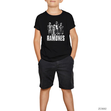 Ramones Band Siyah Çocuk Tişört