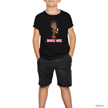21 Savage Mode Siyah Çocuk Tişört