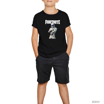 Fortnite Overtaker Siyah Çocuk Tişört