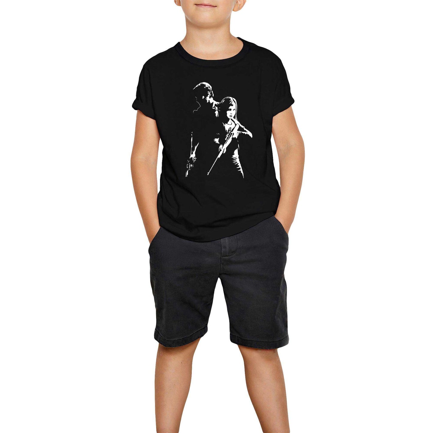 The Last of Us Team Siyah Çocuk Tişört