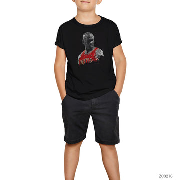 Air Jordan Text Siyah Çocuk Tişört