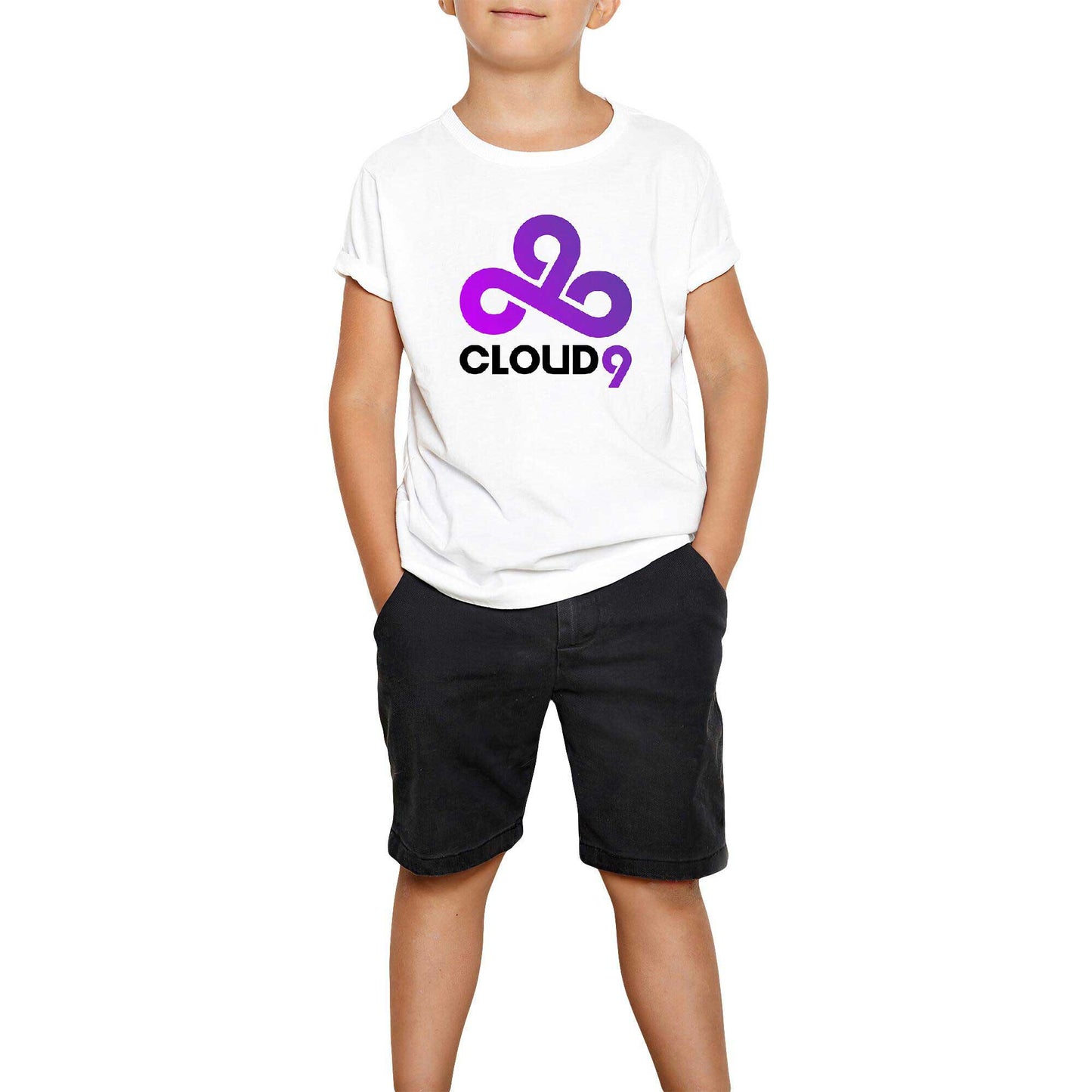 Cloud9 Purple Beyaz Çocuk Tişört