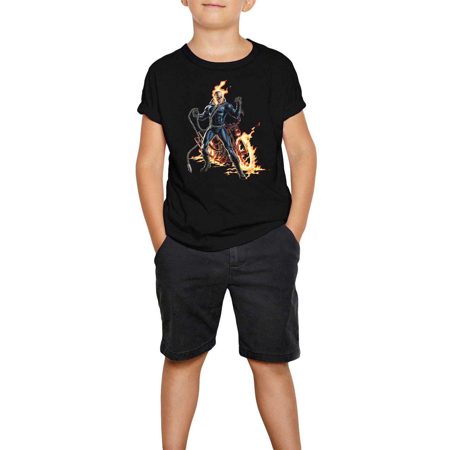 Ghost Rider The Laugh of the Dead Siyah Çocuk Tişört