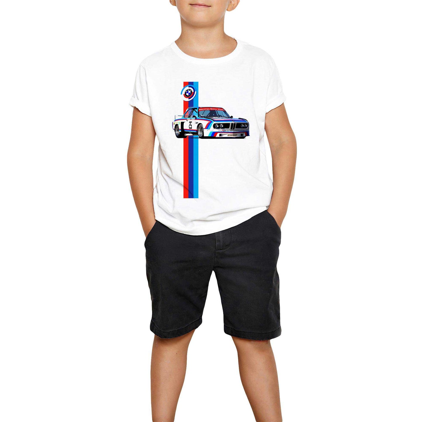 BMW Bavarian Motor Works Beyaz Çocuk Tişört