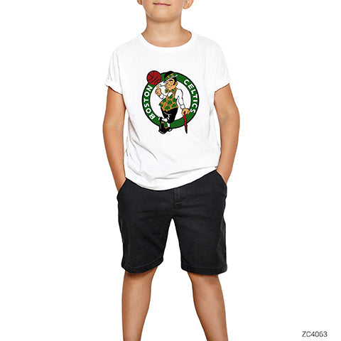 Boston Celtic Beyaz Beyaz Çocuk Tişört