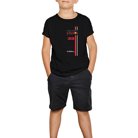 F1 Aston Martin Siyah Çocuk Tişört