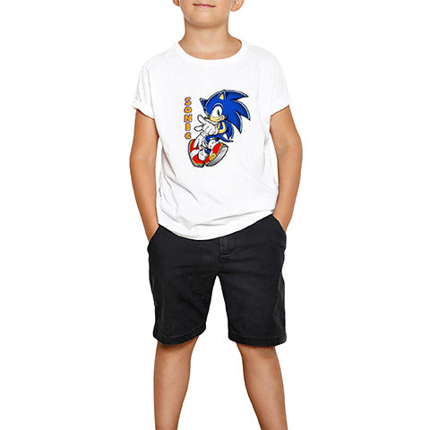Sonic Walking Beyaz Çocuk Tişört