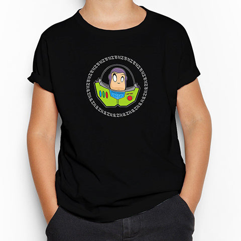 Buzz Lightyear Tiny Siyah Çocuk Tişört