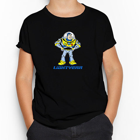 Buzz Lightyear Siyah Çocuk Tişört