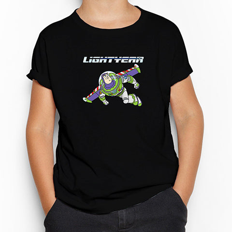 Buzz Lightyear Flying Siyah Çocuk Tişört