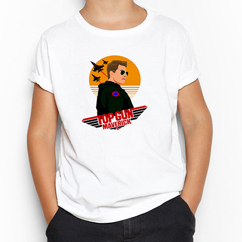 Top Gun Maverıck Beyaz Çocuk Tişört