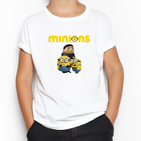 Minions Team Beyaz Çocuk Tişört